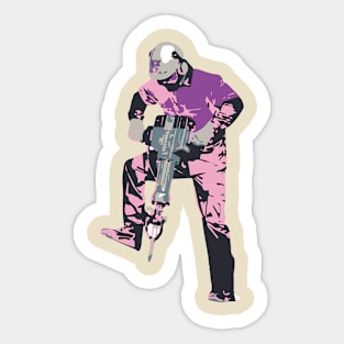 jackhammer Sticker